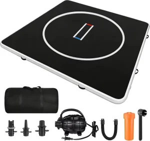 Portable Inflatable Jiu-Jitsu Mat, 3m, 4m, or 5m, Non-Slip PVC Air Tumbling Mat