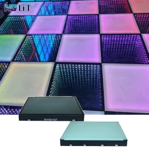 Portable LED Dance Floor Spotlights, DMX512, Remote and Phone App, CRI 90