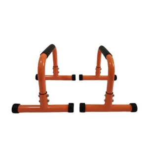 Portable Lightweight Steel Foam-Padded Dip Station Push-Up Bar