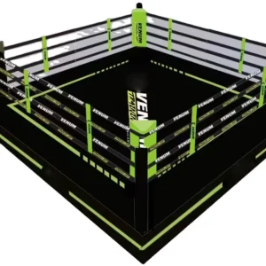 Portable MMA Boxing Ring, Elevated, 6 m x 6 m x 1 m, Custom Logo