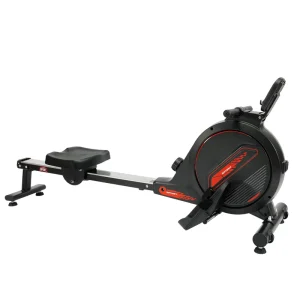 Portable Magnetic Rowing Machine with Sliding Rail for Home