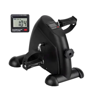 Portable Mini Exercise Bike Under Desk Elliptical Pedal Exerciser for Home Office Use Rehabilitation Plastic & Metal