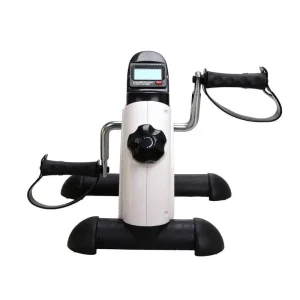 Portable Mini Home Exercise Bike Trainer Under Desk Pedal Exerciser for Arms and Legs Health Recovery