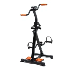 Portable Mini Metal Upper and Lower Limb Bicycle Leg Trainer Step Fitness Equipment for Rehabilitation Training