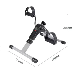 Portable Mini Pedal Exercise Bike with LCD Display and Adjustable Resistance for Indoor Home Rehabilitation