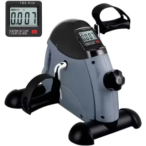 Portable Mini Pedal Exerciser with LED Display for Elderly Rehabilitation