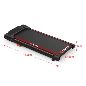 Portable Mini Walking Pad Treadmill, Lightweight Slim Design, Under-Desk for Home Office Fitness