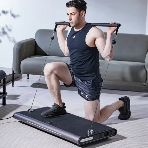 Portable Multifunctional Home Gym Resistance Band Machine for Chest and Shoulder Strength Training