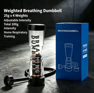 Portable PVC Breathing Dumbbell Lung Capacity Trainer Respiratory Muscle Pelvic Floor Muscle Resistance Training