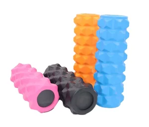 Portable PVC Solid Foam Roller for Gym Fitness, Muscle Massage, Yoga, Pilates, and Rehabilitation