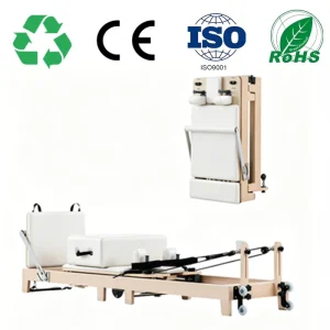 Portable Pilates Reformer Machine with Maple Wood Frame Supply
