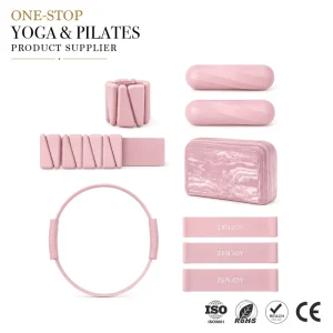 Portable Pilates & Yoga All-in-One Kit, Lightweight Home Fitness Set for Workout, Yoga & Studio Use