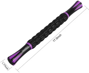 Portable Plastic Muscle Massage Roller Stick for Fitness