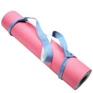 Portable Polyester Cotton Yoga Exercise Fitness Straps Windproof Breathable Design Professional Protection Elastic Band Closure