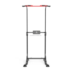 Portable Power Tower Pull-Up Bar with 14-Level Adjustment for Indoor Strength Training