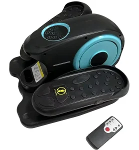 Portable Quiet Electric Under-Desk Elliptical Leg Exerciser for Seniors