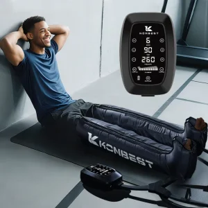 Portable Rechargeable Leg Massager with 8-Chamber Air Compression Recovery Boots