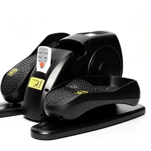Portable Remote Control Electric Mini Desk Elliptical Stepper Quiet Leg Rehabilitation Exerciser Massage Foot Pedal