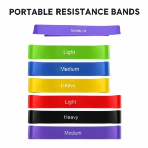 Portable Resistance Bands for Strength Training and Yoga