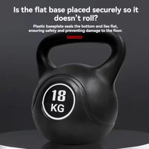 Portable Soft Sand-Filled Kettlebell with Anti-Slip Base for Home Gym Strength Training