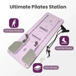 Portable Space-Saving Anti-Slip Pilates Board for Home Gyms