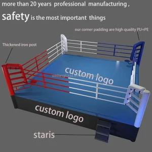 Portable Steel 10×10 Folding MMA Cage Boxing Ring