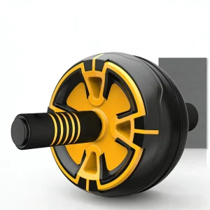 Portable Steel Abdominal Wheel Roller with Automatic Rebound and Detachable Design for Home Workouts