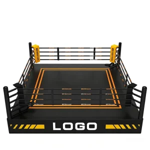 Portable Steel Elevated MMA Boxing and Wrestling Ring for Fitness Centers