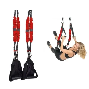 Portable Strength Training Adjustable Suspension Trainer Set