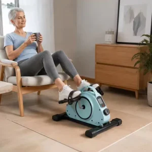 Portable Under Desk Mini Exercise Bike Pedal Exerciser for Home and Office Workouts