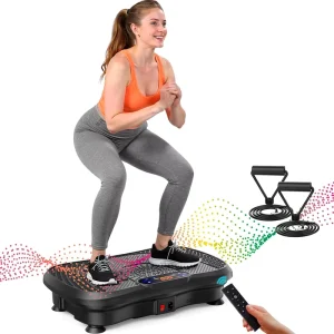Portable Vibration Plate Exercise Machine for Home and Gym Use