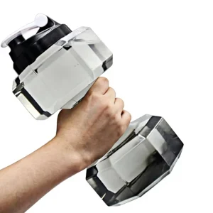 Portable Water-Filled Plastic Cup Dumbbell, Kettle Design for Arm Muscle Training