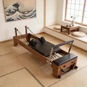 Portable Wood Pilates Reformer Equipment Set for Pilates Studio