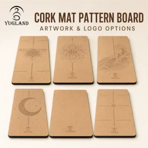 Power Cork Yoga Mat High Density Non-Slip Exercise Pad for Pilates Gym Fitness Workout Factory