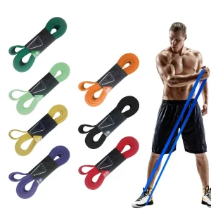 Power Gym TPE and Rubber Pull-Up Assistance Loop Bands for Strength Training