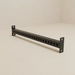 Power Rack Accessory Multi-Rack Connector Crossmember with Laser-Cut Holes