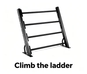 Power Rack Structural Parts Set Upright Cross Beam Landmine Hack Squat Frame Climbing Ladder Expansion