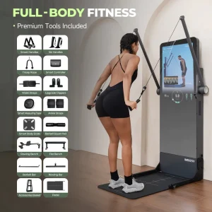 Power S Smart Gym Fitness Mirror Power Station Multi-Gym Machine for Strength Training
