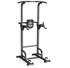 Power Tower Dip Station Pull-Up Bar for Home Gym Strength Training 400 LBS