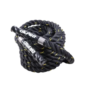 Power Training Black Nylon Gym Fitness Battle Ropes