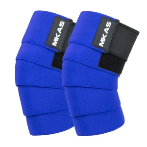 Powerlifting Knee Wraps High Elastic Durable Knee Support Bandage for Gym Training Fitness Bodybuilding Exercise