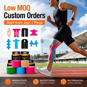 Pre Cut Patella Knee Patch Ankle Foot Heel Plantar Fasciitis Kinesio Tape Roll For Athletic