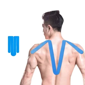 Pre cut Muscle Sports Kinesiology Intramuscular Tape Prevent Muscle Strain for Back and Shoulder Protection Pain Relief Patch