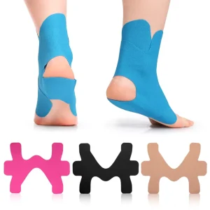 Precut Kinesiology Ankle Tape Elastic Breathable Athletic Tape
