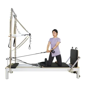 Premium Aluminum Pilates Reformer MJD W41 Half Tower Stable Training Bed for Yoga Studio & Apartment