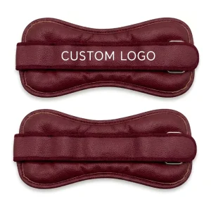 Premium Custom Logo Adjustable Ankle Weights Iron Filled Wrist Arm Leg Strength Training Support Straps Fitness Workout Unisex