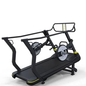 Premium Gym Cardio Equipment Studio Commercial Use Adjustable Resistance Self Generating Non powered Treadmill Running Machine