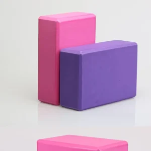 Premium Quality Custom Logo Pilates Yoga Blocks Set Thick Eco Friendly Anti Slip Foam Eva Yoga Blocks