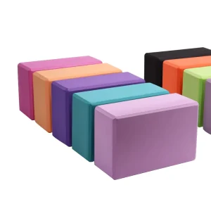 Premium Quality Small Shapes Branding Light Grey Green White Foam Recycling Anti-slip Eva Yoga Block Brick