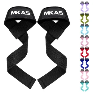 Premium Weight Lifting Straps Heavy Duty Padded Wrist Straps for Powerlifting Customized Logo OEM ODM Service
